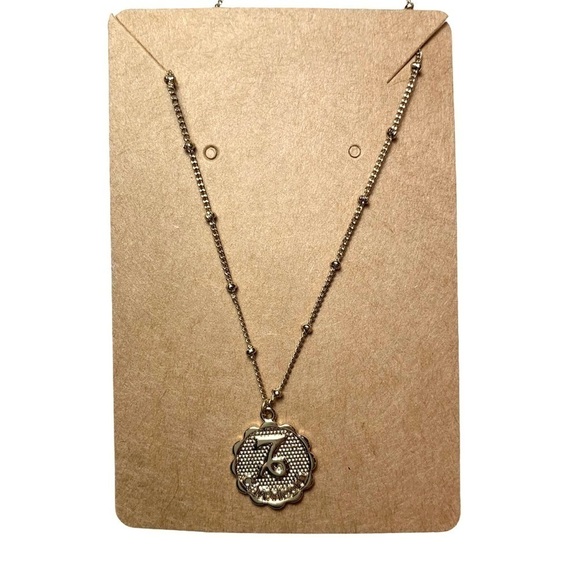 Gold Tone Capricorn Zodiac Short Length Necklace - Picture 6 of 16